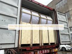 तन्य शक्ति के लिए सफेद फाइबर प्रबलित एफआरपी प्लास्टिक सदस्य उच्च शक्ति