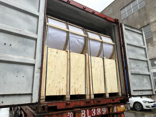 तन्य शक्ति के लिए सफेद फाइबर प्रबलित एफआरपी प्लास्टिक सदस्य उच्च शक्ति